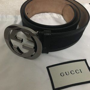 GUCCI GG Black Unisex Belt-NWOT size XS-S